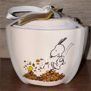 Rae Dunn x Peanuts Snoopy Woodstock Pilgrim Thanksgiving Measuring Cups Set